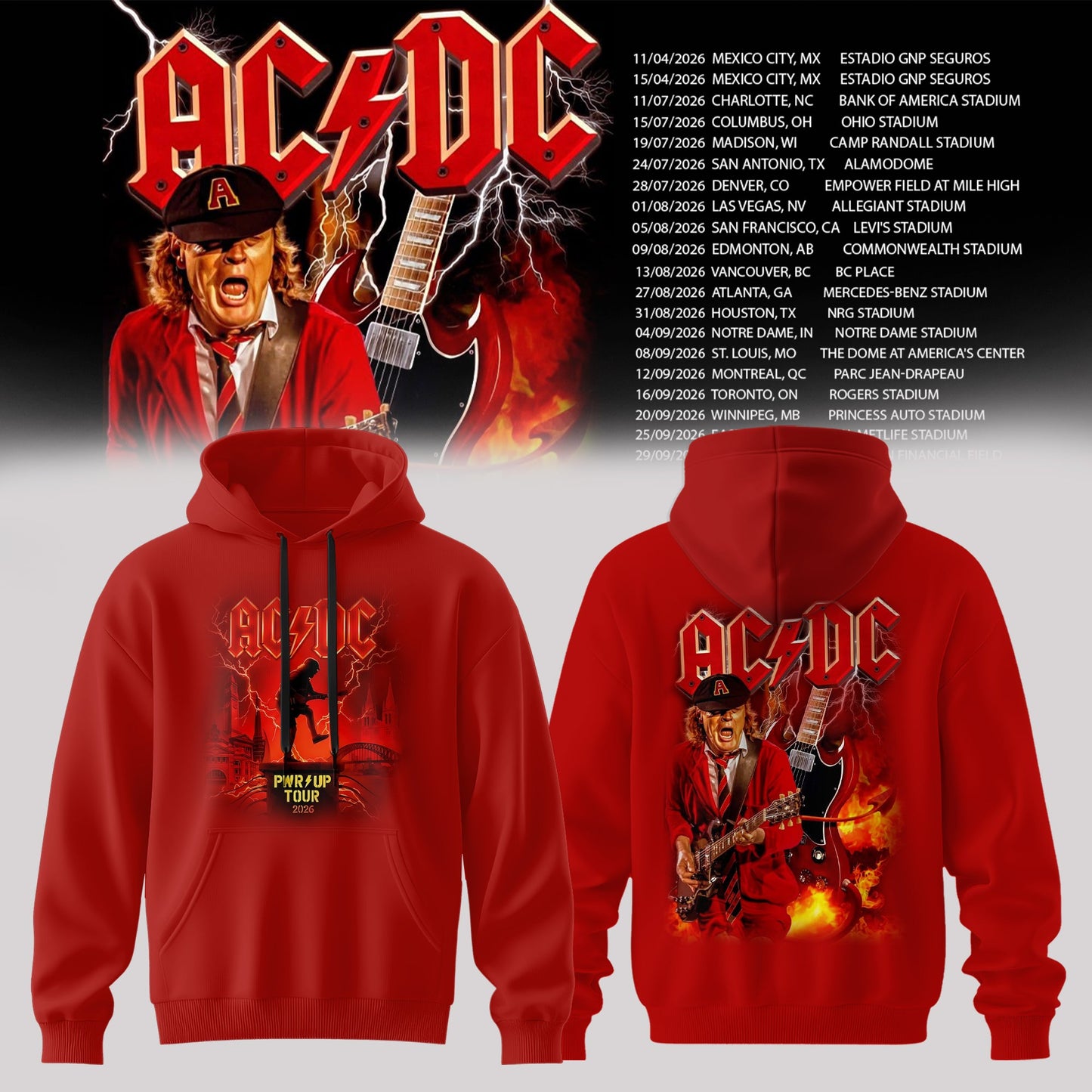 AC/DC 2026 HOODIE COLLECTION IS HERE ⚡