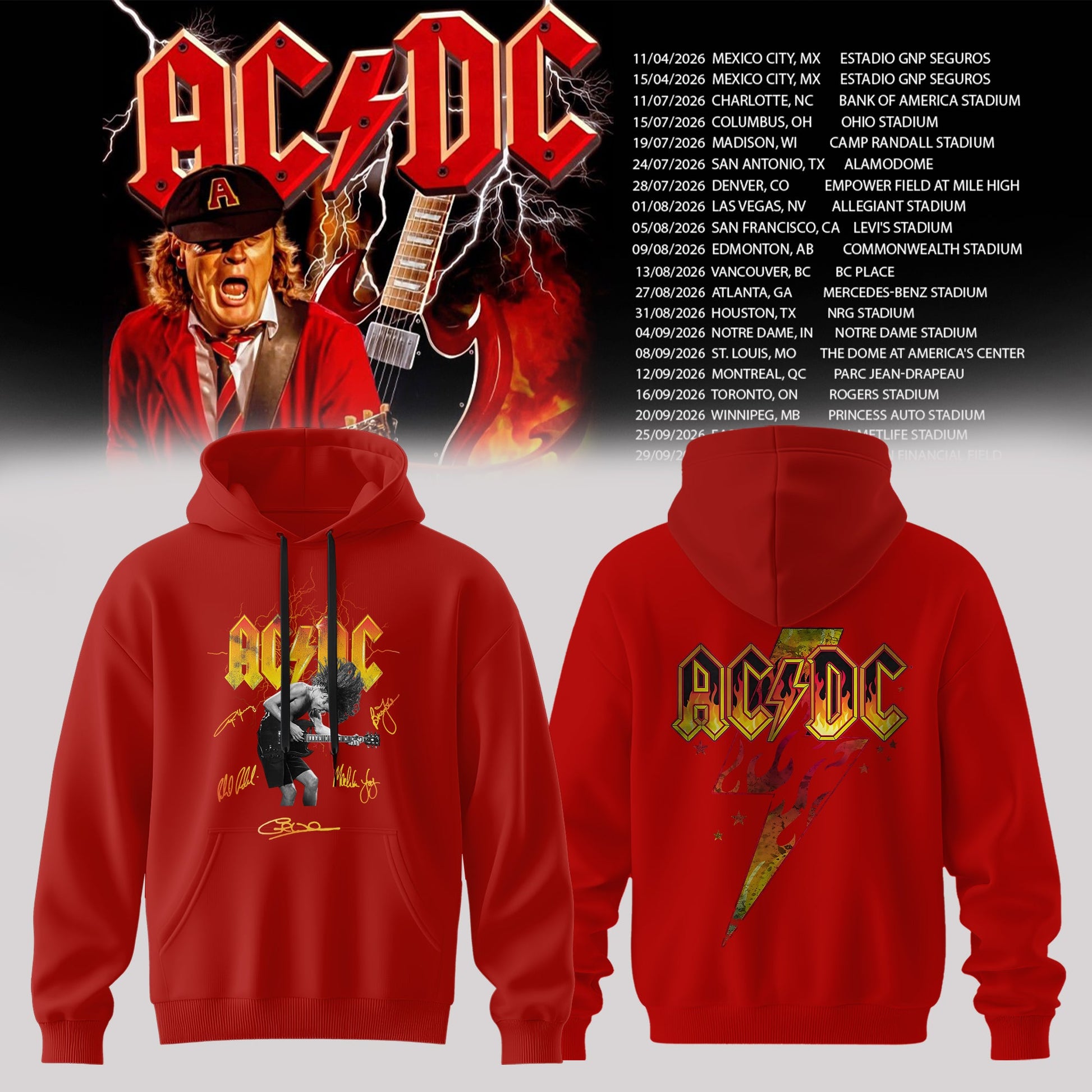 AC/DC 2026 HOODIE COLLECTION IS HERE ⚡