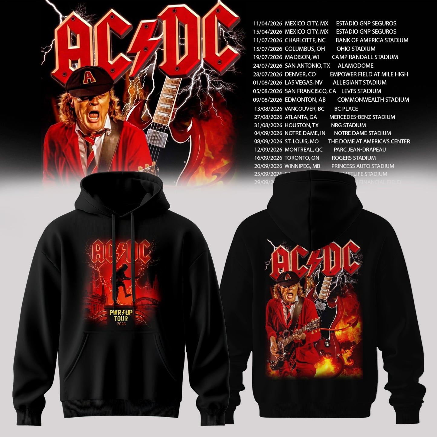 AC/DC 2026 HOODIE COLLECTION IS HERE ⚡