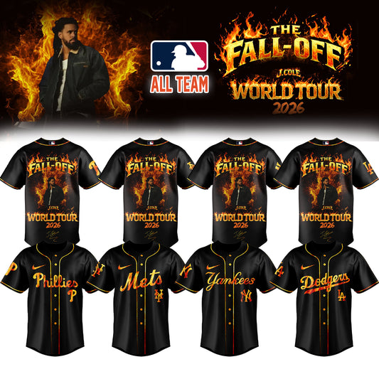 _MLB x J. Cole - "The Fall-Off Tour 2026" . Limited Edition Signature Jersey 2