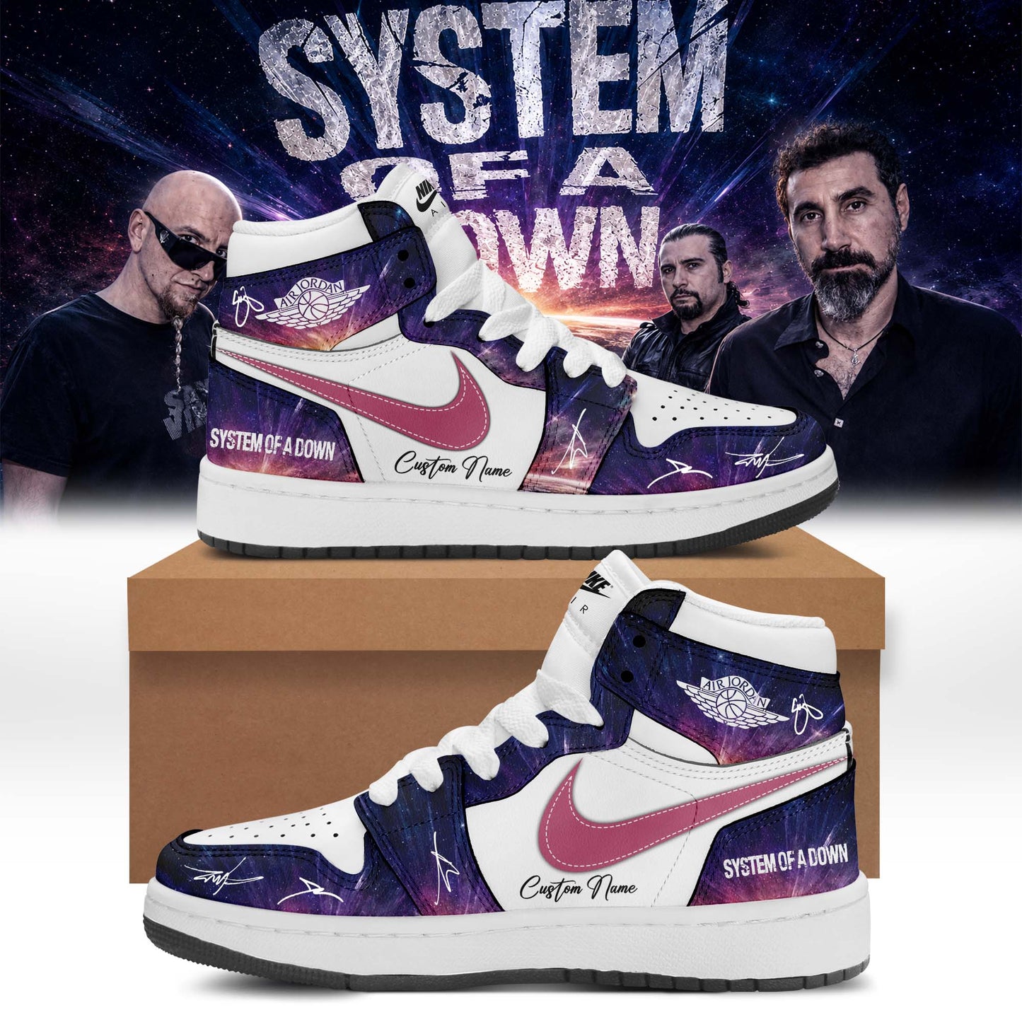 System of a Down "Europe / UK Stadium Tour 2026"  Signature Limited Edition - Shoes