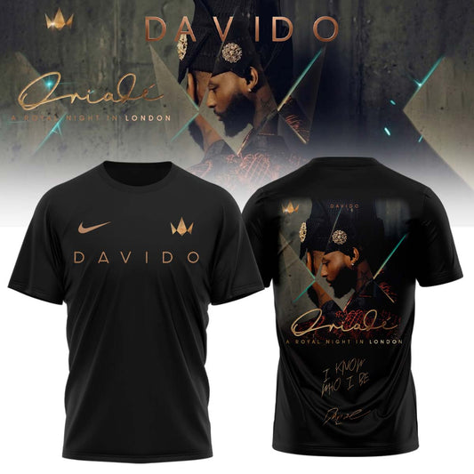 .Davido "A Royal Night In London" 2026 Limited Edition Signature – Shirt