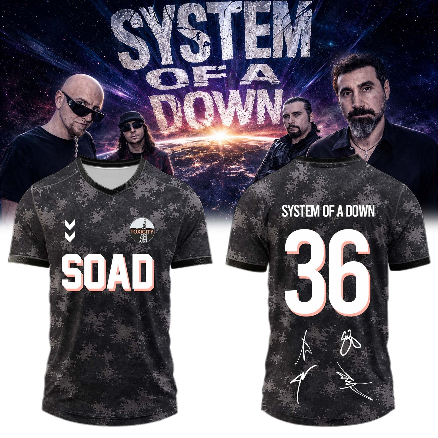 .System of a Down “Europe / UK Stadium Tour 2026” Signature Limited Edition - Jersey