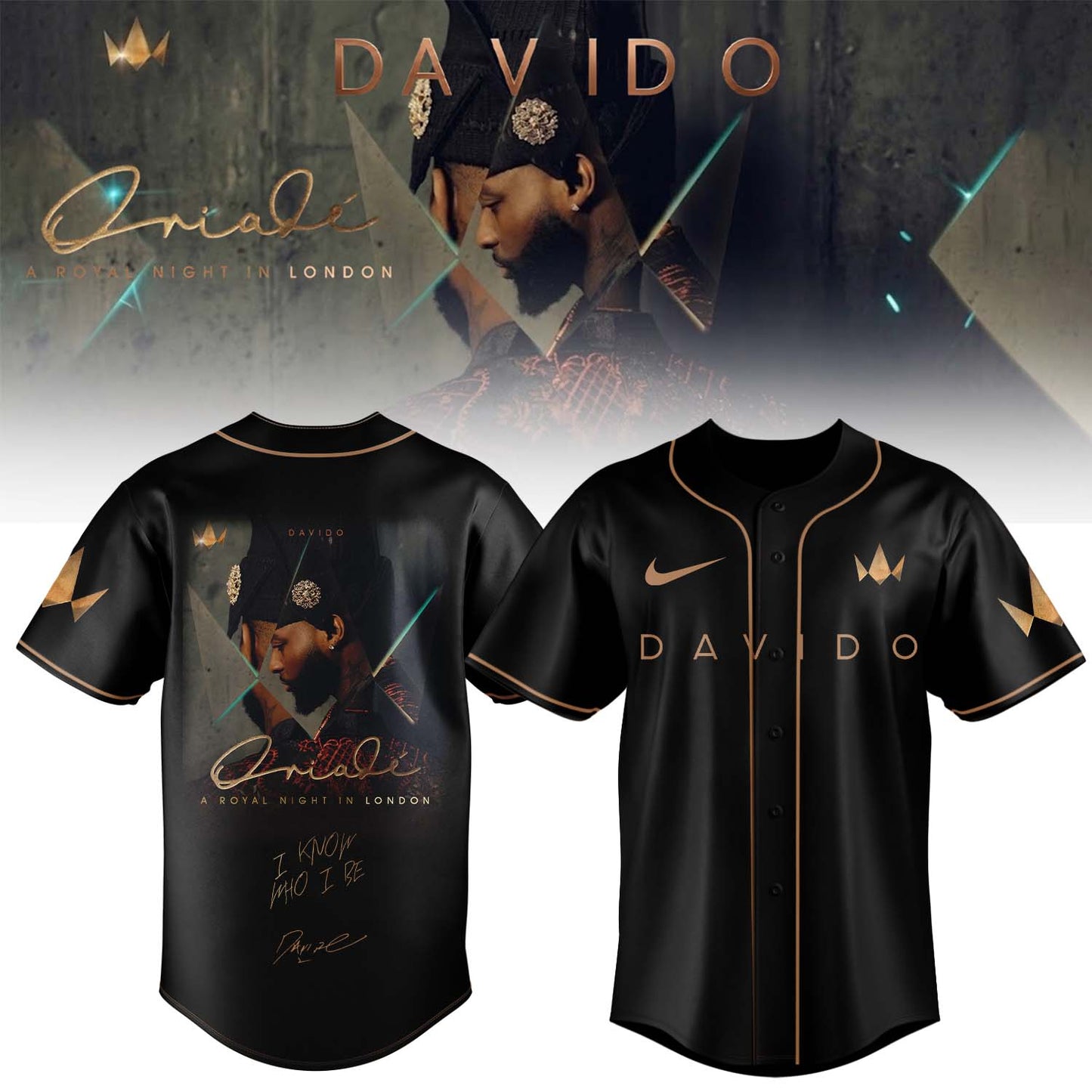 ,,,,.Davido “A Royal Night In London” 2026 Limited Edition Signature – Jersey