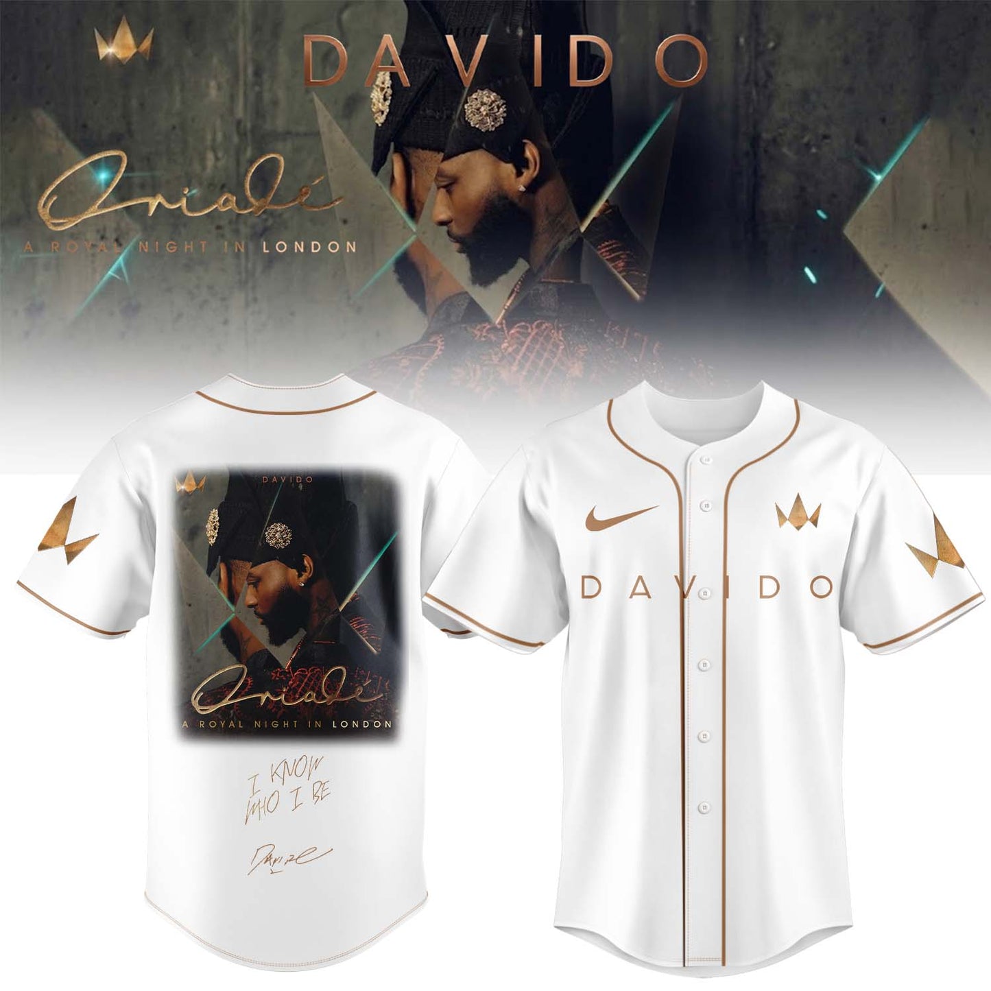 ,,,,Davido "A Royal Night In London" 2026 Limited Edition Signature – Jersey