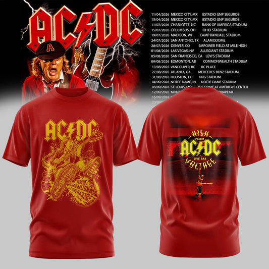AC/DC 2026 T-SHIRT COLLECTION IS HERE ⚡