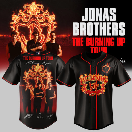Jonas Brothers The Burning Up Tour Jersey 1