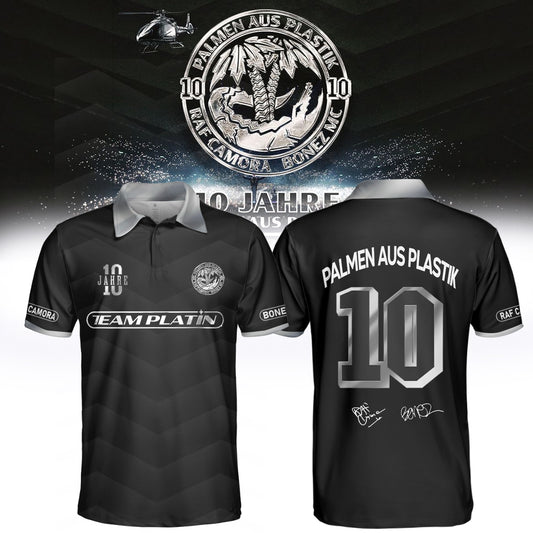 __RAF Camora &amp; Bonez MC "10 Jahre Palmen aus Plastik Tour" . Limited Edition Signature Polo
