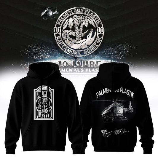 _,RAF Camora &amp; Bonez MC "10 Jahre Palmen aus Plastik Tour" . Limited Edition Signature Hoodie