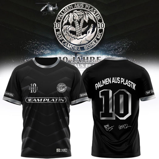 __RAF Camora &amp; Bonez MC "10 Jahre Palmen aus Plastik Tour" . Limited Edition Signature T shirt