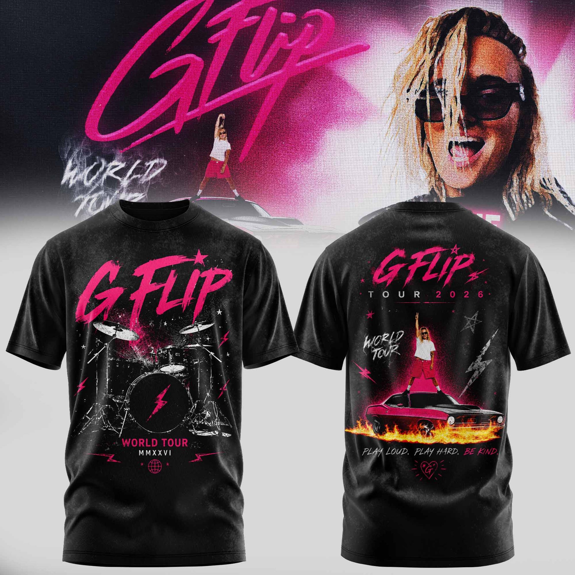 World Tour 2026 Premium 3D Tshirt - Style 3