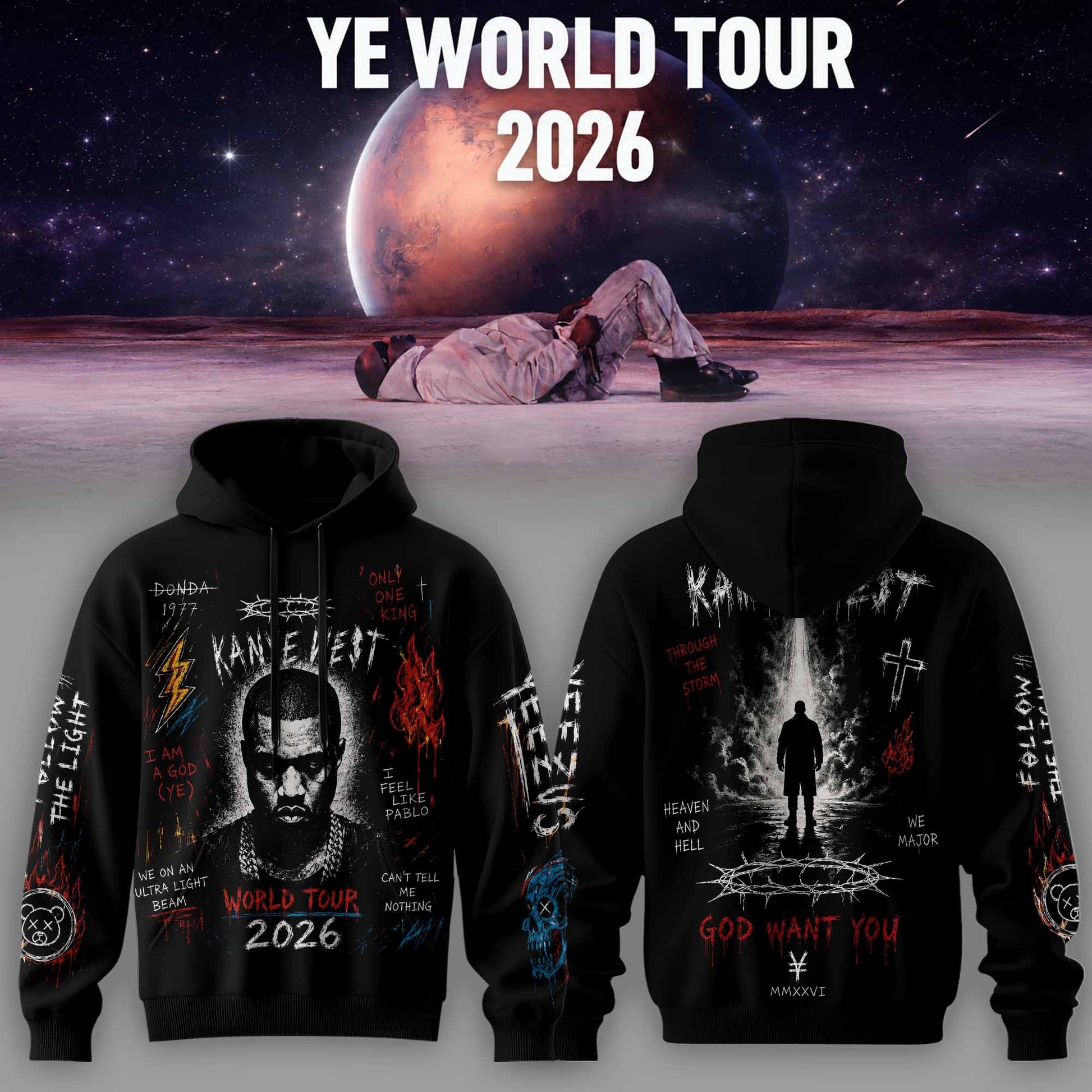 Bully Live Concert Tour 2026 Premium 3D Hoodie - Classic Edition