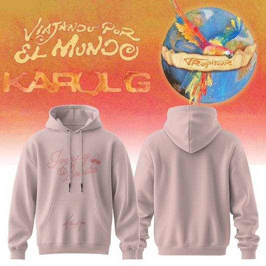 ,KaRol G ''VIAJANDO POR EL MUNDO TROPITOUR'' Limited Edition Signature – Hoodie