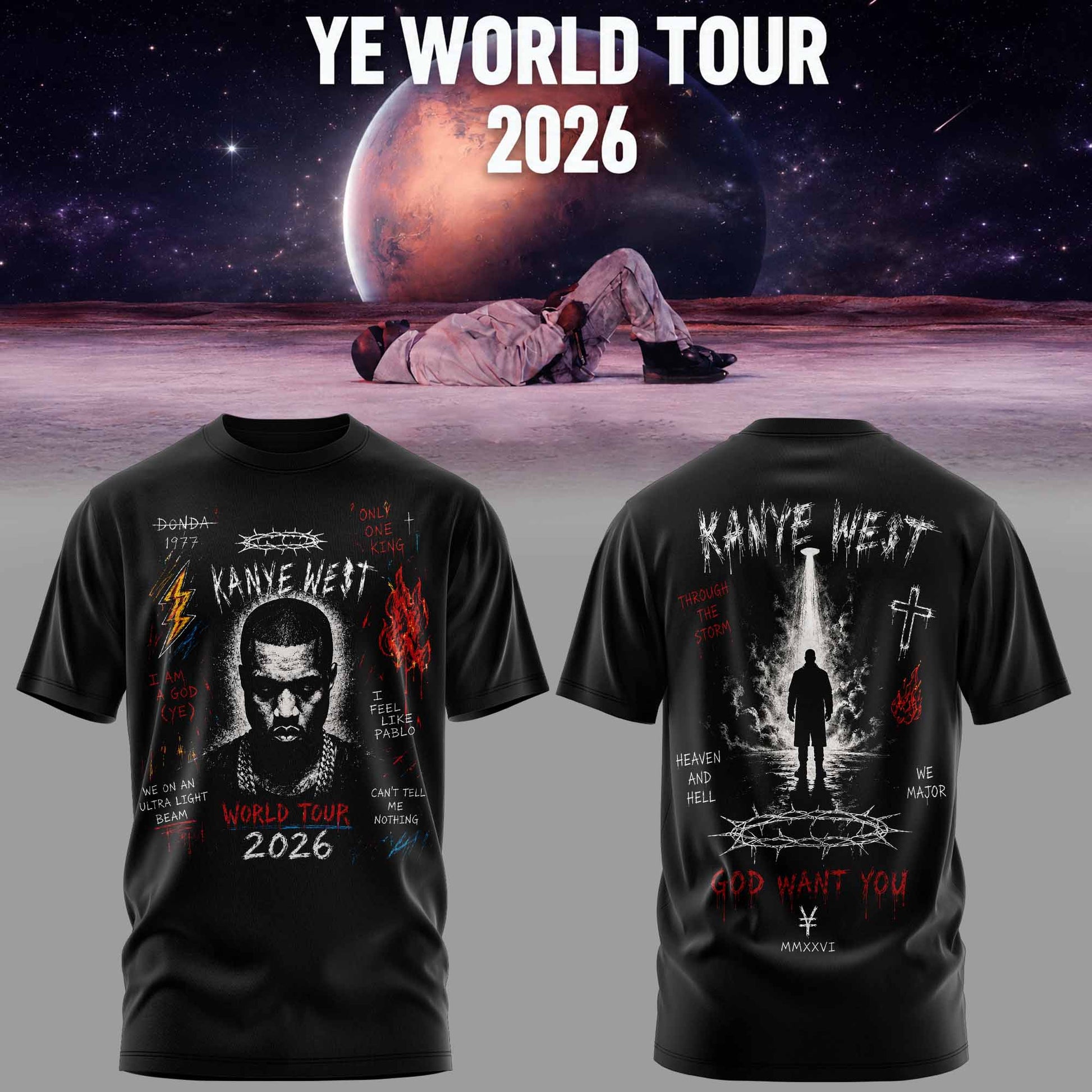 Bully Live Concert Tour 2026 Premium 3D T-Shirt - Classic Edition
