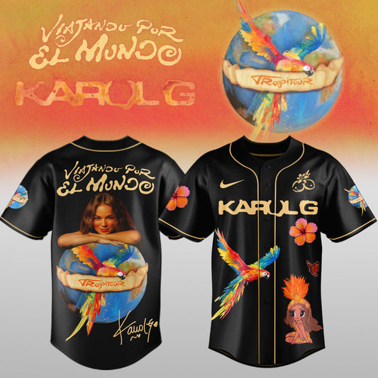 ,,,KaRol G ”VIAJANDO POR EL MUNDO TROPITOUR” Limited Edition Signature – Jersey 2