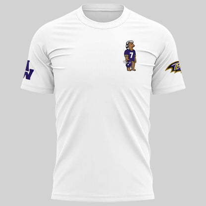 Special New Edition Baltimore Ravens x MW  White Tshirt 2026