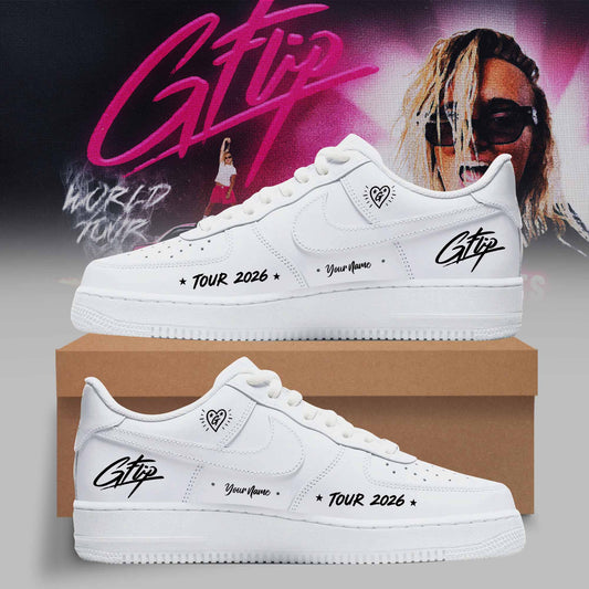 World Tour 2026 Premium 3D Sneakers - White Custom Shoes