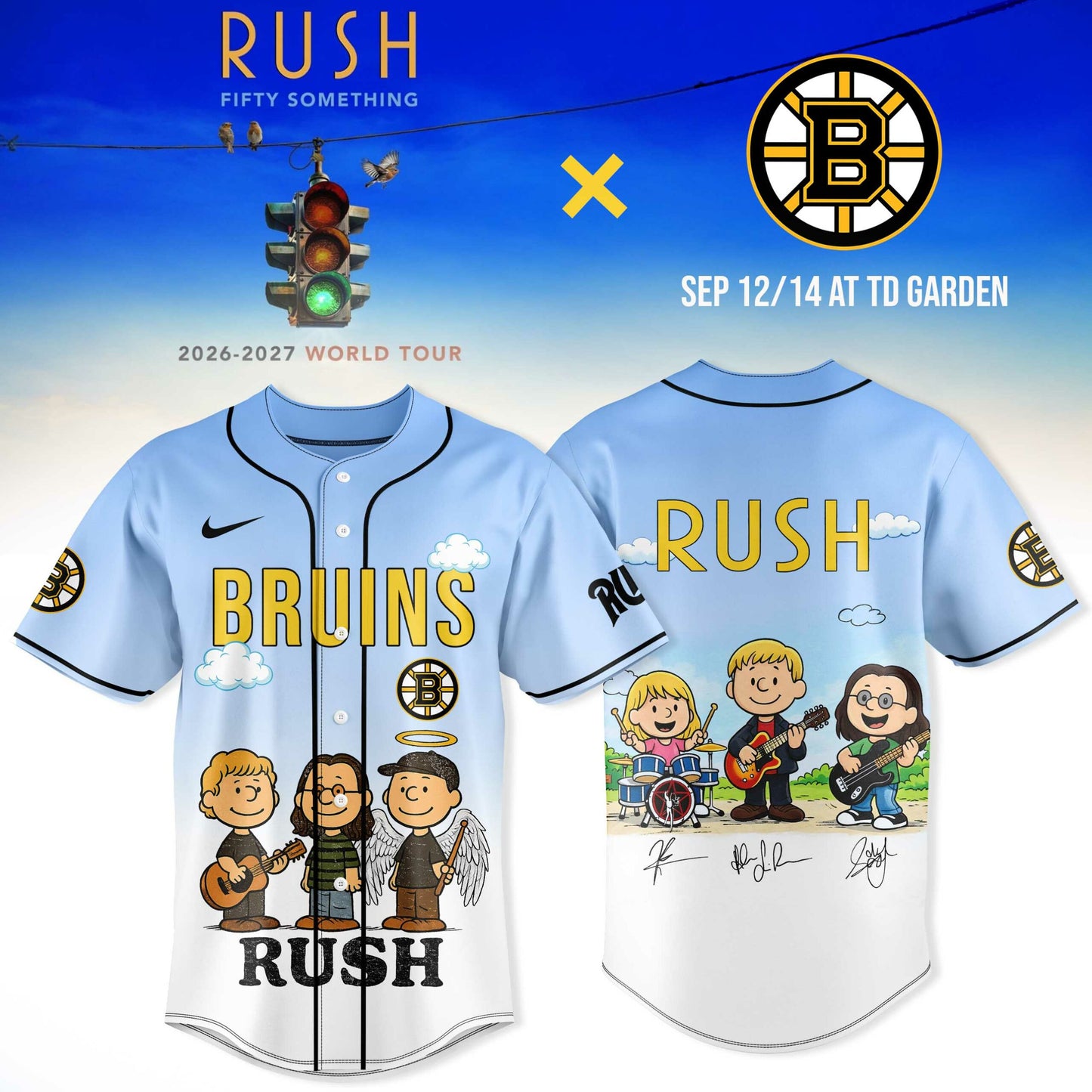 BOS – RUSH ‘Fifty Something’ World Tour