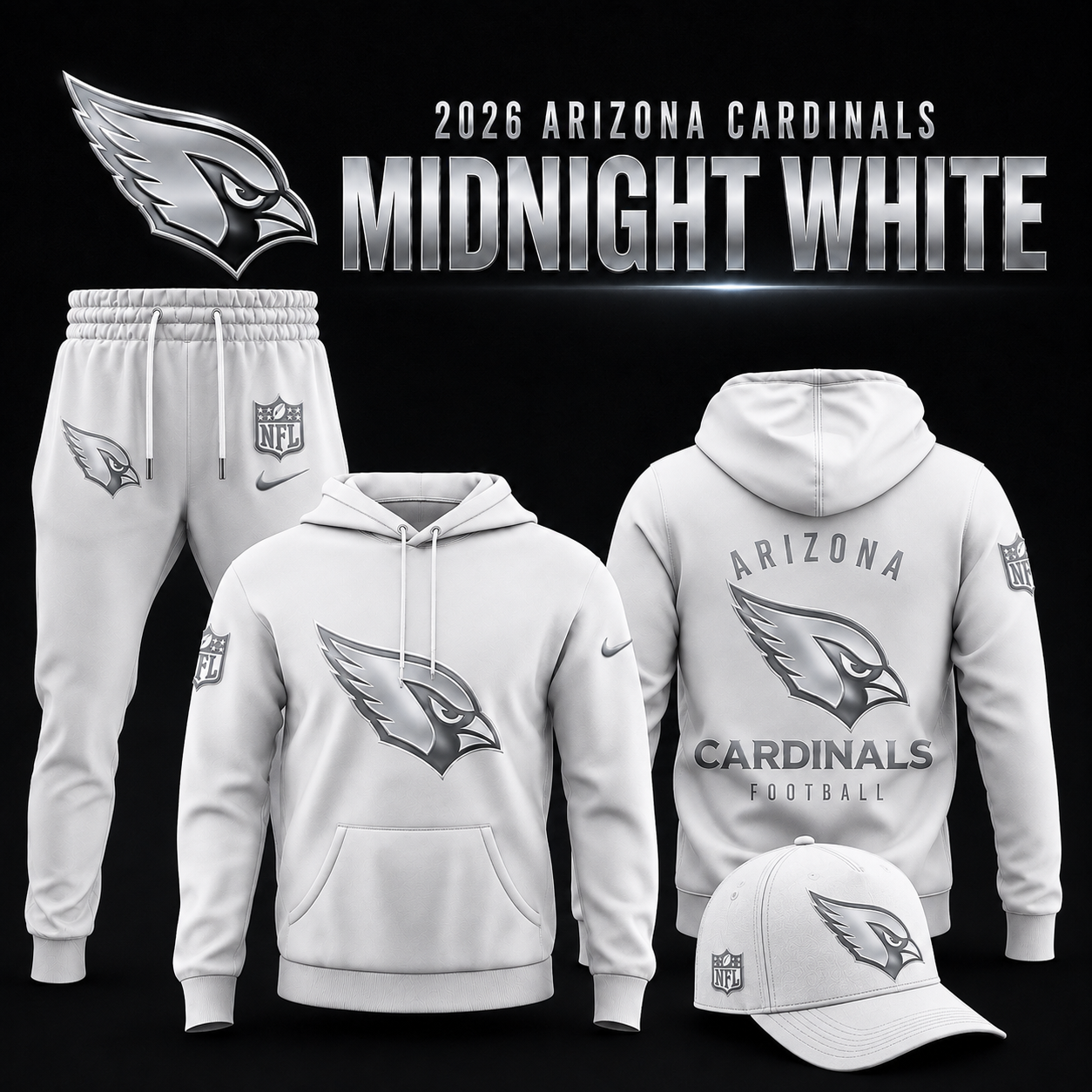 2026 Arizona Cardinals - Midnight White Limited Edition