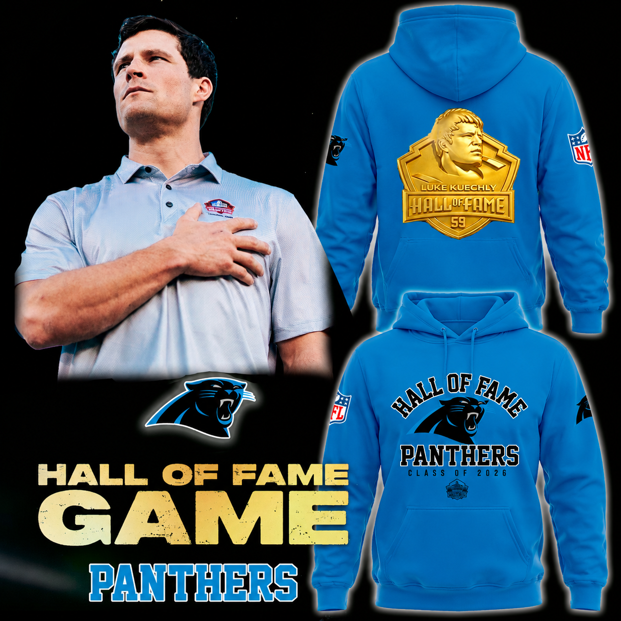 Carolina Panthers - Hall of Fame Game 2026 Luke Kuechly