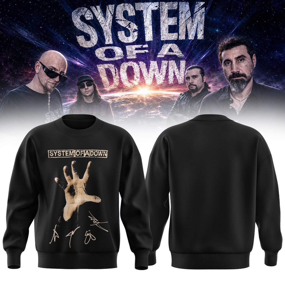 System of a Down “Europe / UK Stadium Tour 2026” Signature Limited Edition - Sweatshirt