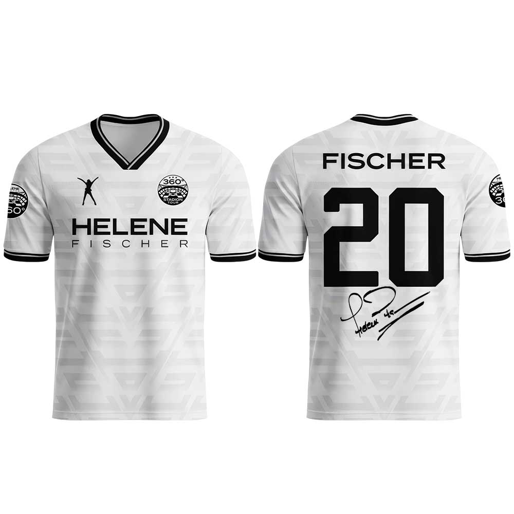 .Helene Fischer 360° Stadion Tour in Allianz Arena-FC Bayern Munich Signature Limited Jersey White