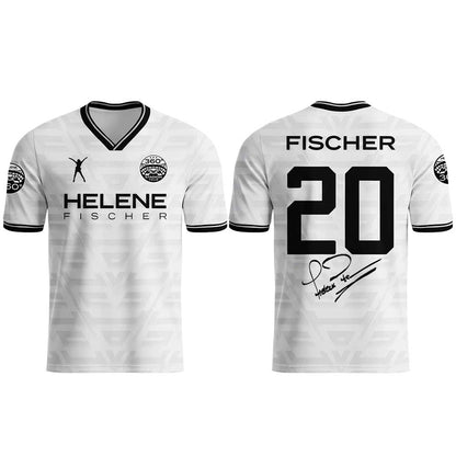 .Helene Fischer 360° Stadion Tour in Allianz Arena-FC Bayern Munich Signature Limited Jersey White