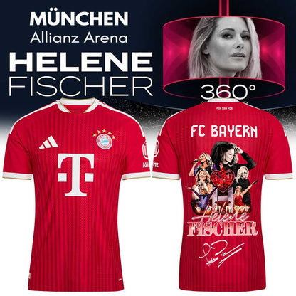 .Helene Fischer 360° Stadion Tour in Allianz Arena-FC Bayern Munich Signature Limited Jersey