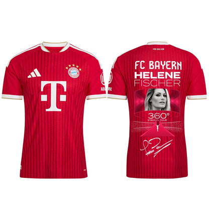 .Helene Fischer 360° Stadion Tour in Allianz Arena-FC Bayern Munich Signature Limited Jersey V3