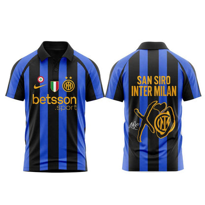 .  The Weeknd After Hours Til Dawn Tour x Inter Milan Limited Edition Polo V2