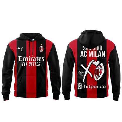 .The Weeknd After Hours Til Dawn Tour x AC Milan Limited Edition Hoodie  V2