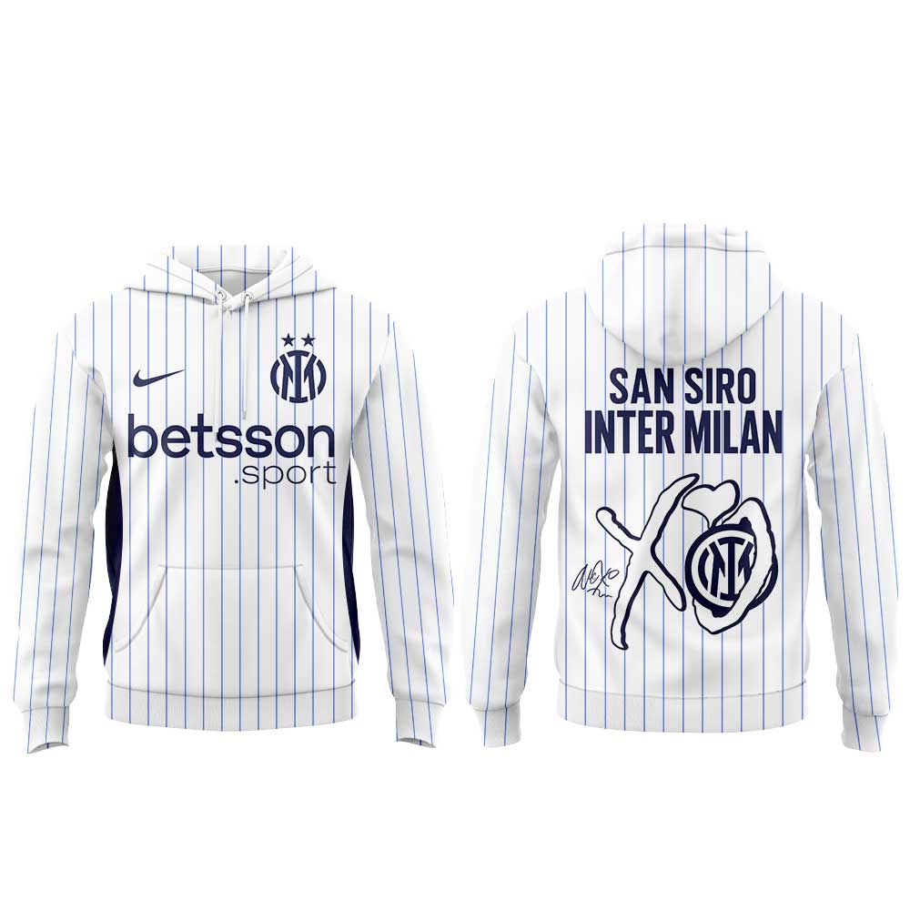 .  The Weeknd After Hours Til Dawn Tour x Inter Milan Limited Edition Hoodie  V4