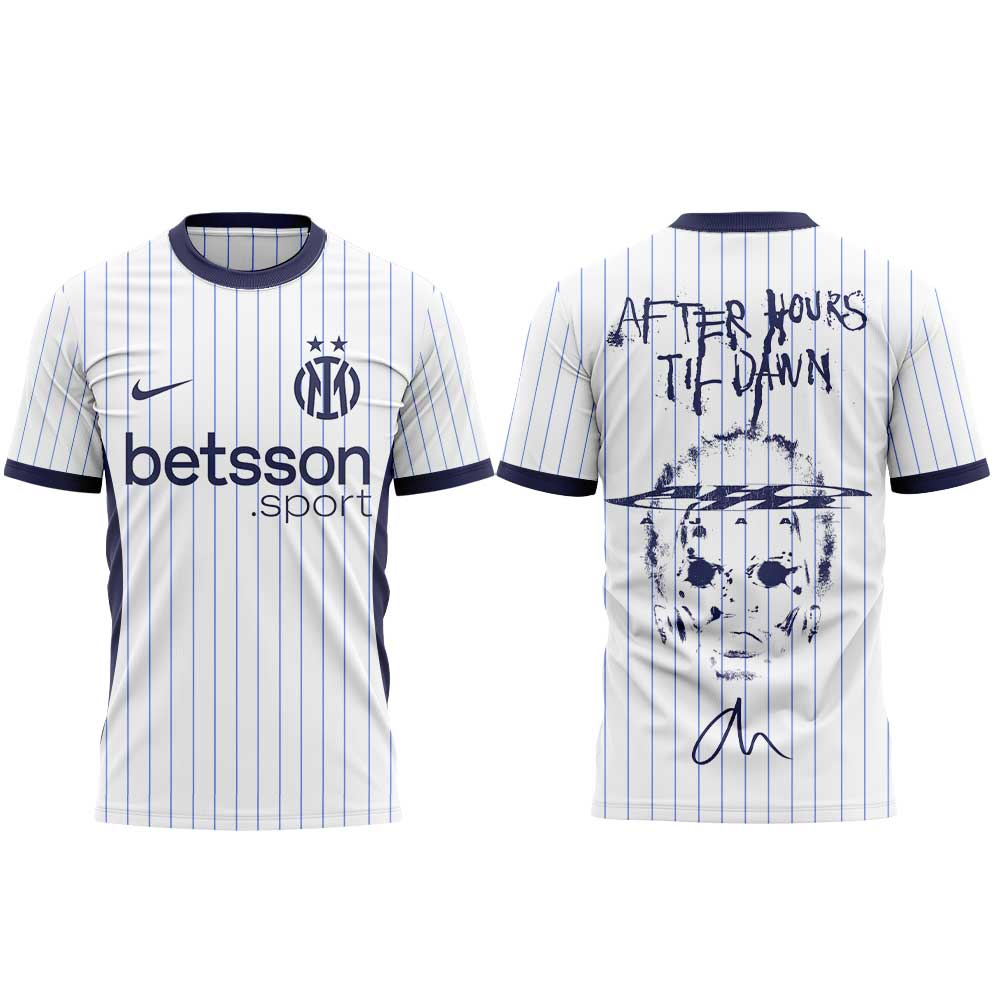 .  The Weeknd After Hours Til Dawn Tour x Inter Milan Limited Edition Shirt V3