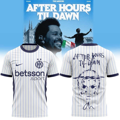 .  The Weeknd After Hours Til Dawn Tour x Inter Milan Limited Edition Shirt V3