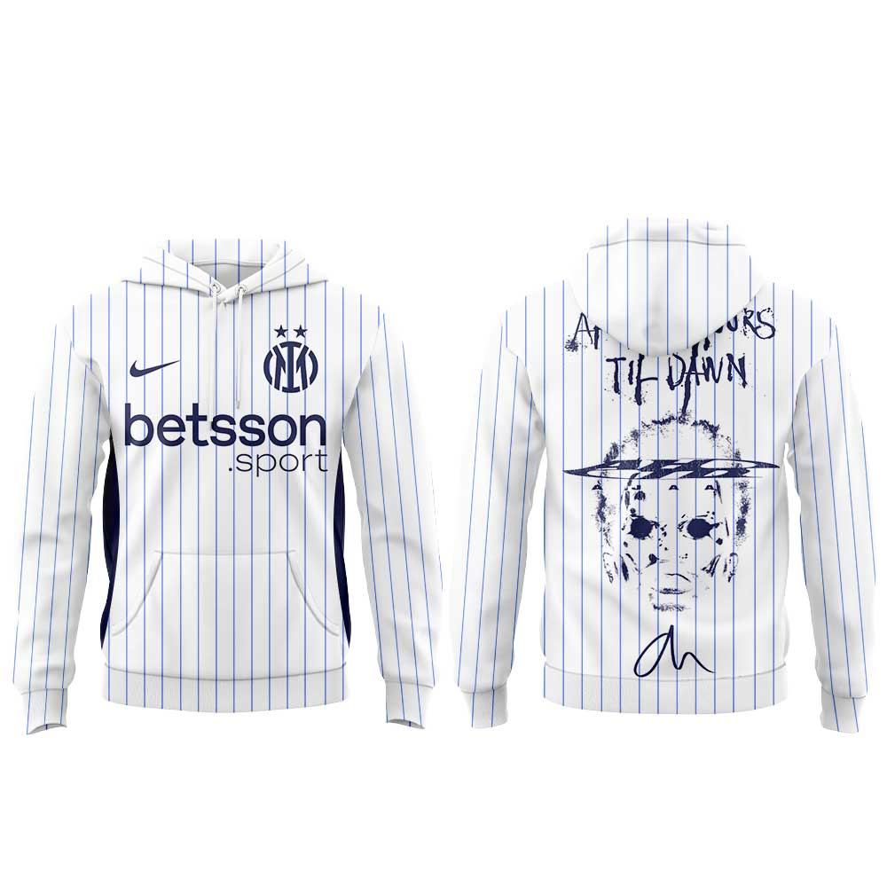 .  The Weeknd After Hours Til Dawn Tour x Inter Milan Limited Edition Hoodie  V3