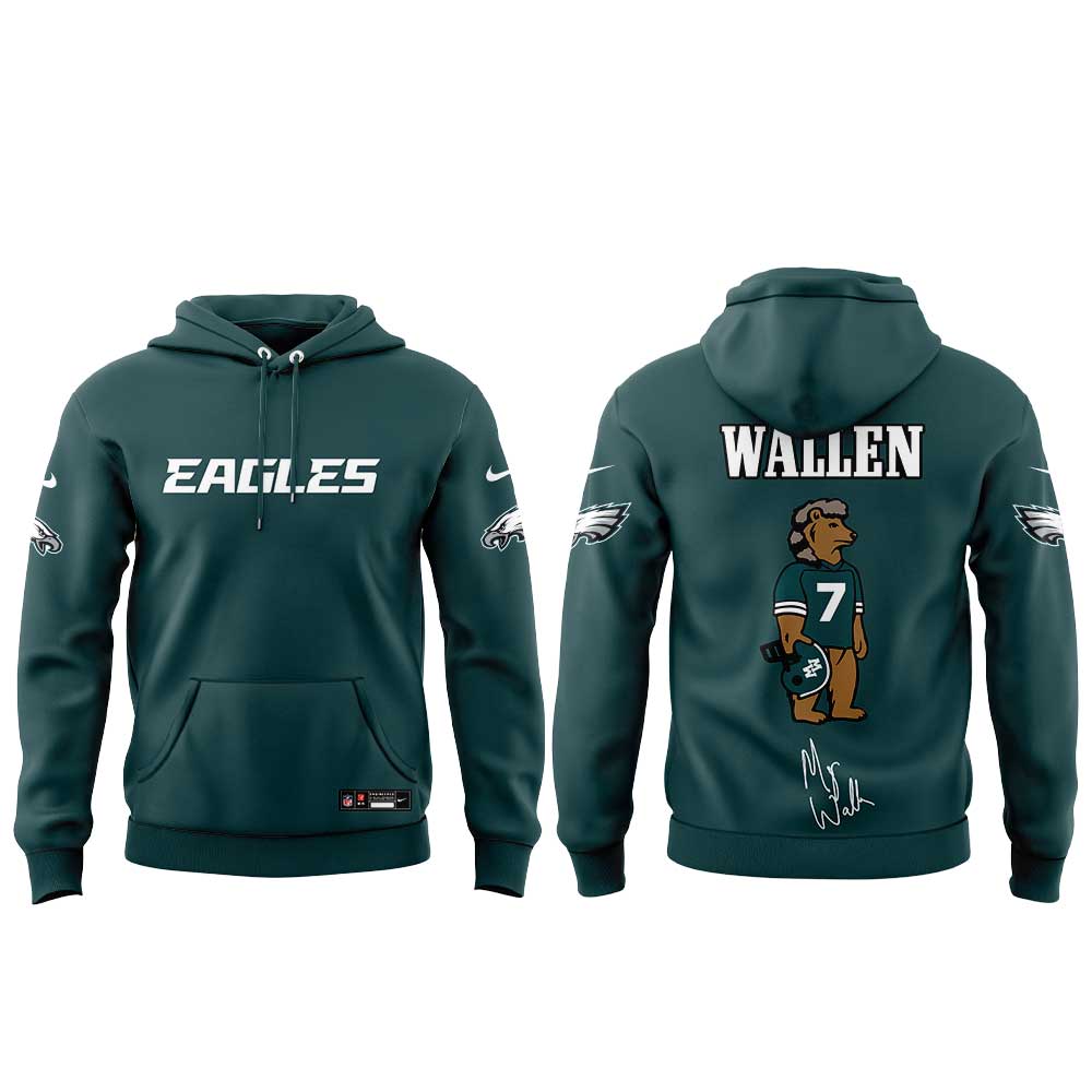 .                             Morgan Wallen Still The Problem Tour 2026 x Philadelphia Eagles Limited Edition Hoodie  V2