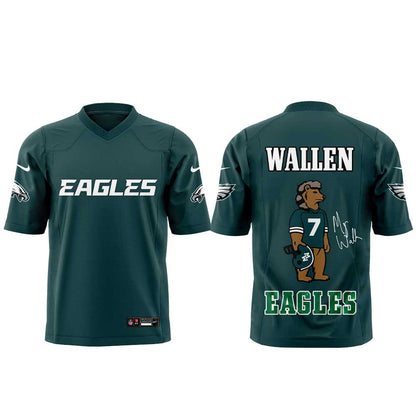.                             Morgan Wallen Still The Problem Tour 2026 x Philadelphia Eagles Limited Edition Football Jersey