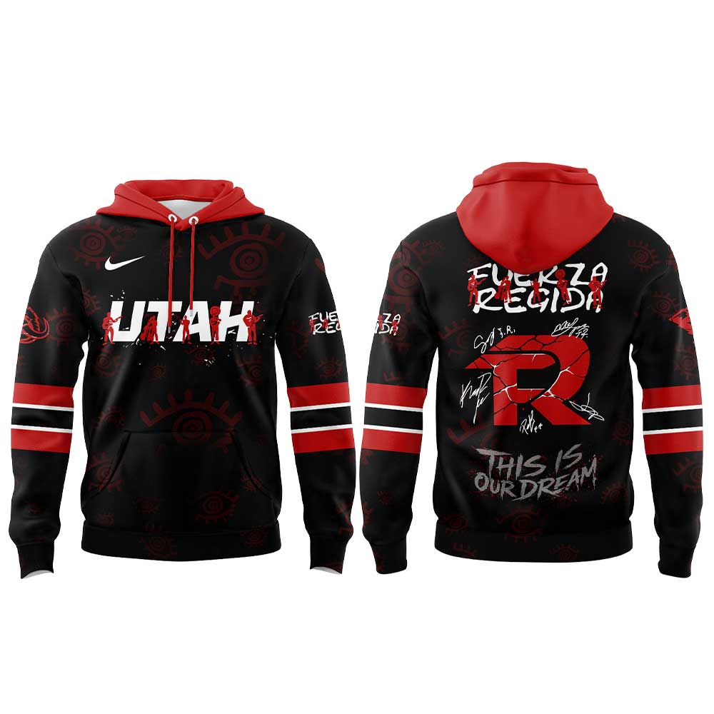 .                     U Mammoth Fuerza Regida "This is our Dream" Stadium Tour 2026 Hoodie