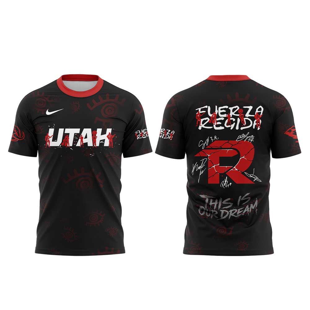 .                     U Mammoth Fuerza Regida "This is our Dream" Stadium Tour 2026 Shirt