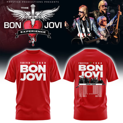 Bon Jovi Forever Tour ’26 Tshirt v5
