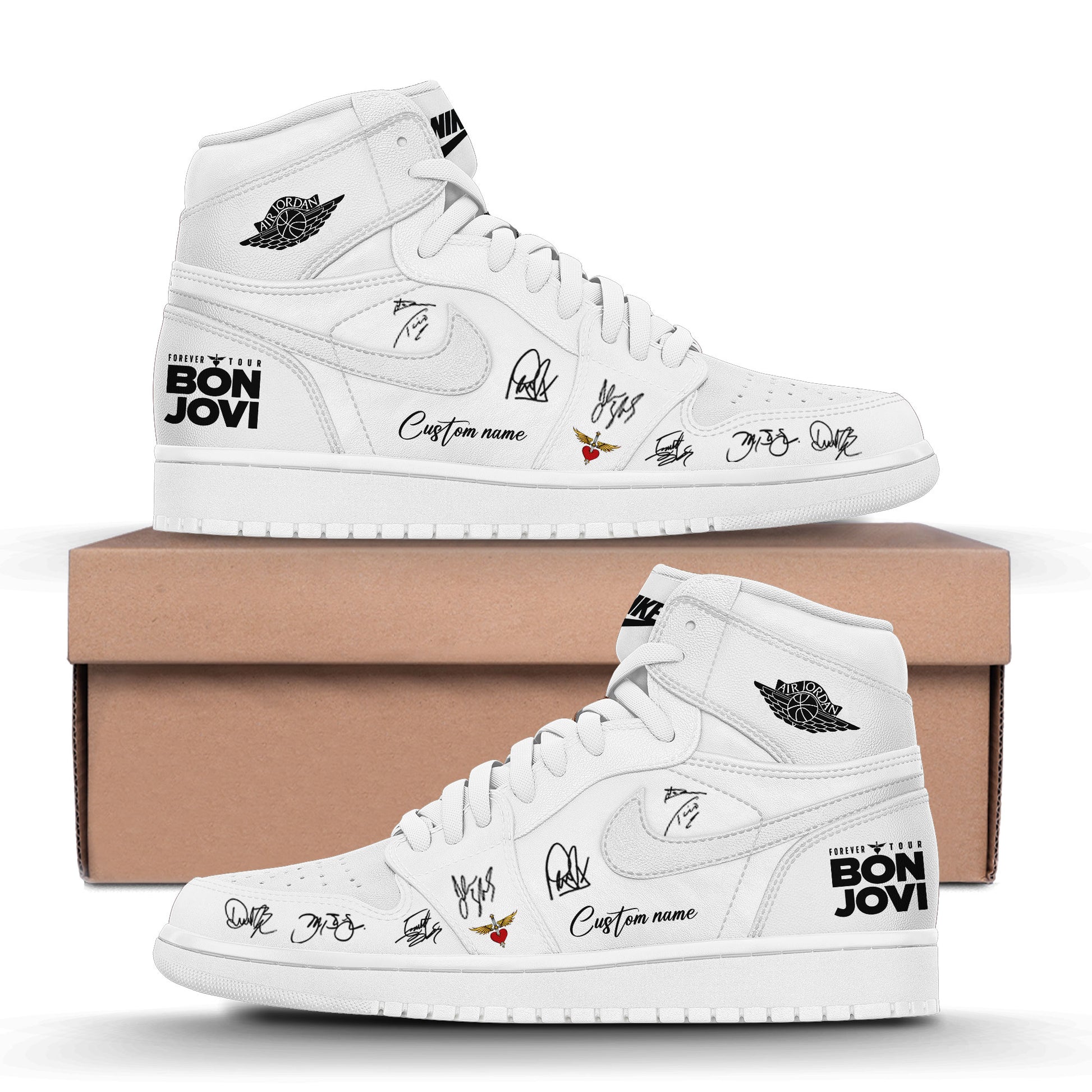 Bon Jovi Forever Tour ’26 Custom Name AJ1 v5