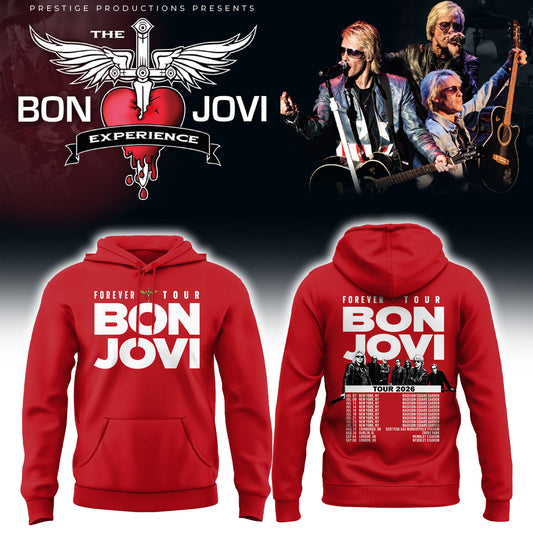 Bon Jovi Forever Tour ’26 Hoodie v5