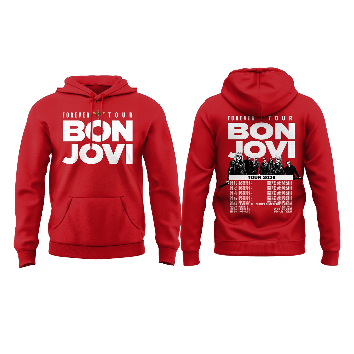 Bon Jovi Forever Tour ’26 Hoodie v5