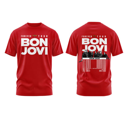 Bon Jovi Forever Tour ’26 Tshirt v5