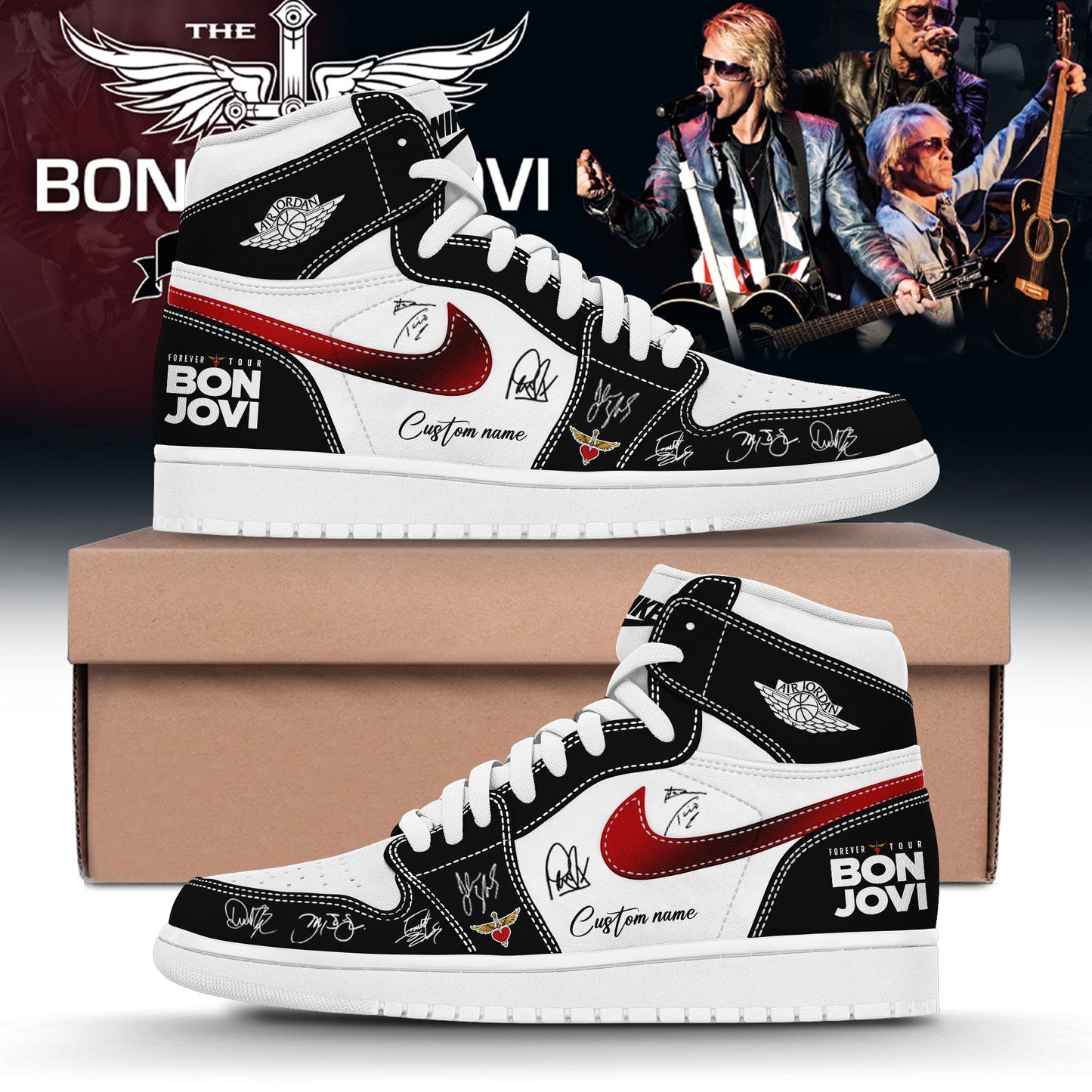 Bon Jovi Forever Tour ’26 Custom Name AJ1