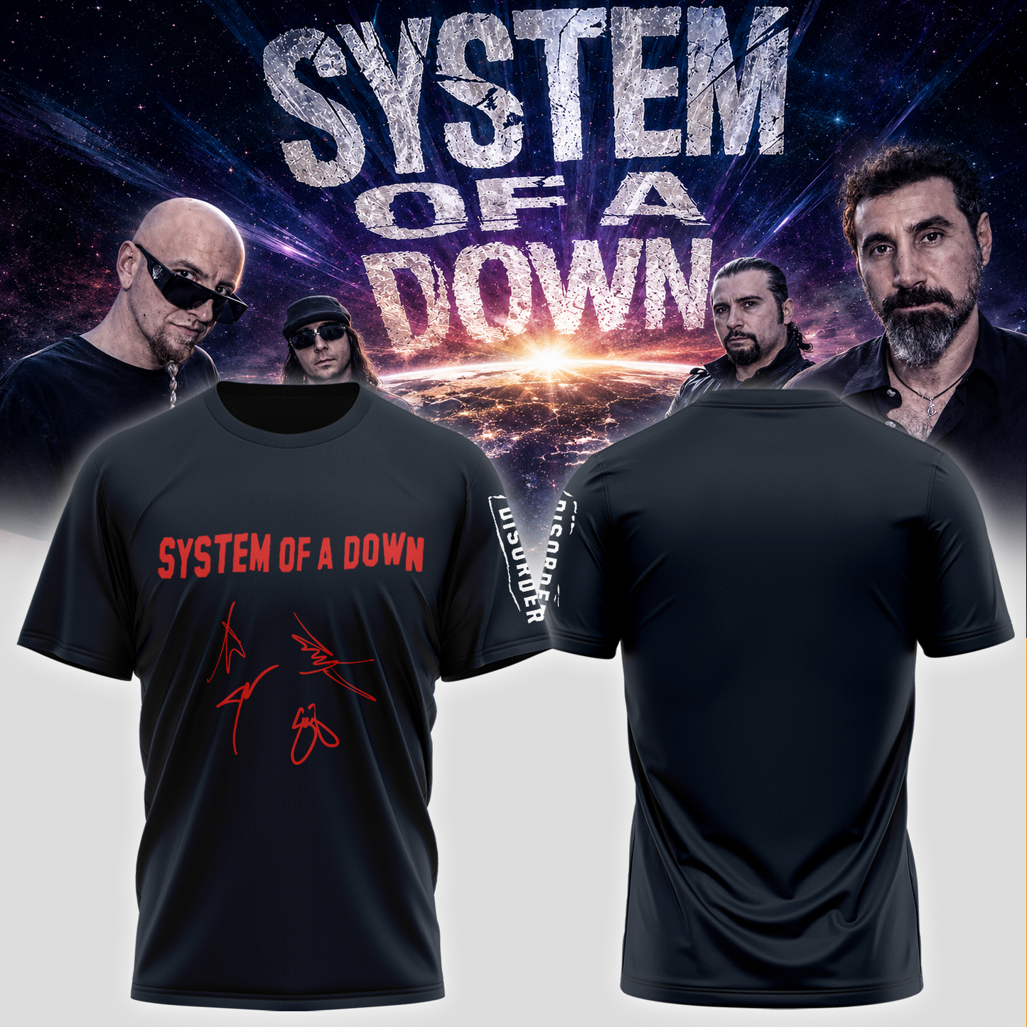 System of a Down “Europe / UK Stadium Tour 2026” - Tshirt