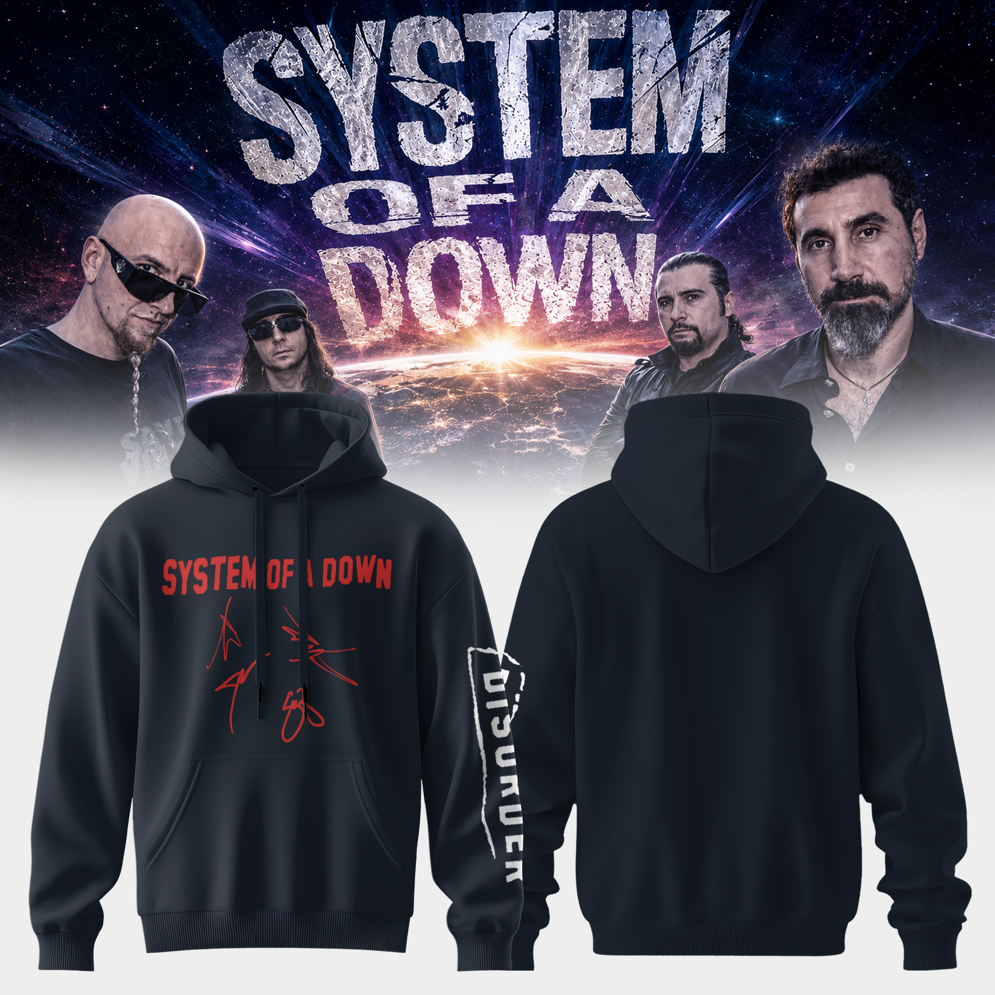 ,System of a Down “Europe / UK Stadium Tour 2026” Signature Limited Edition – Hoodie