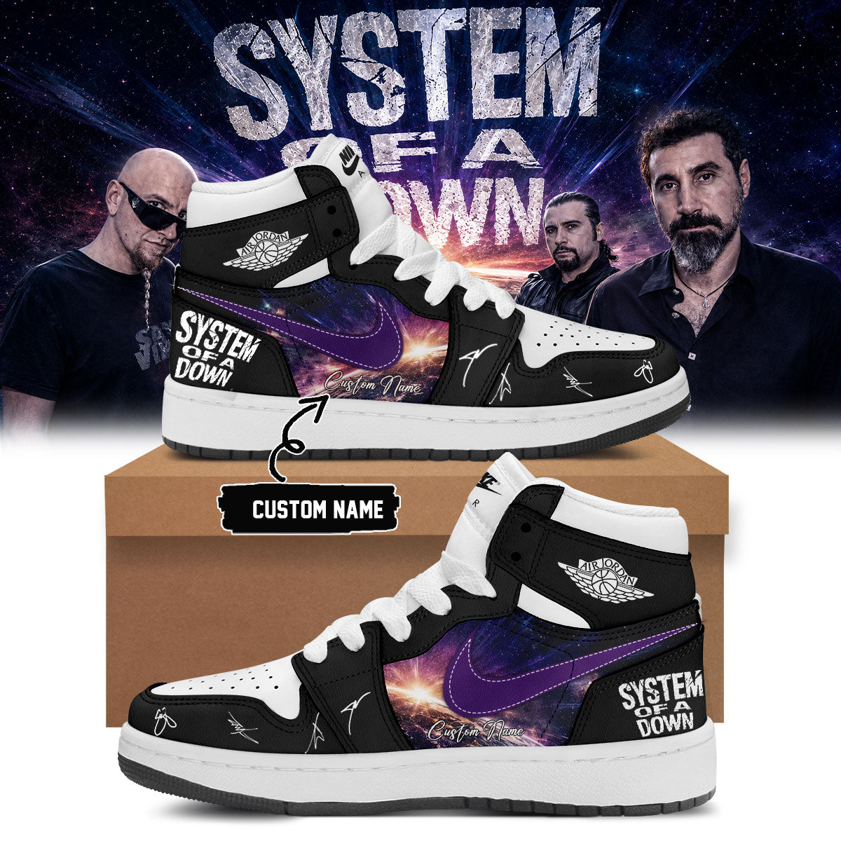 System of a Down "Europe / UK Stadium Tour 2026"  Signature Limited Edition - Shoes 7
