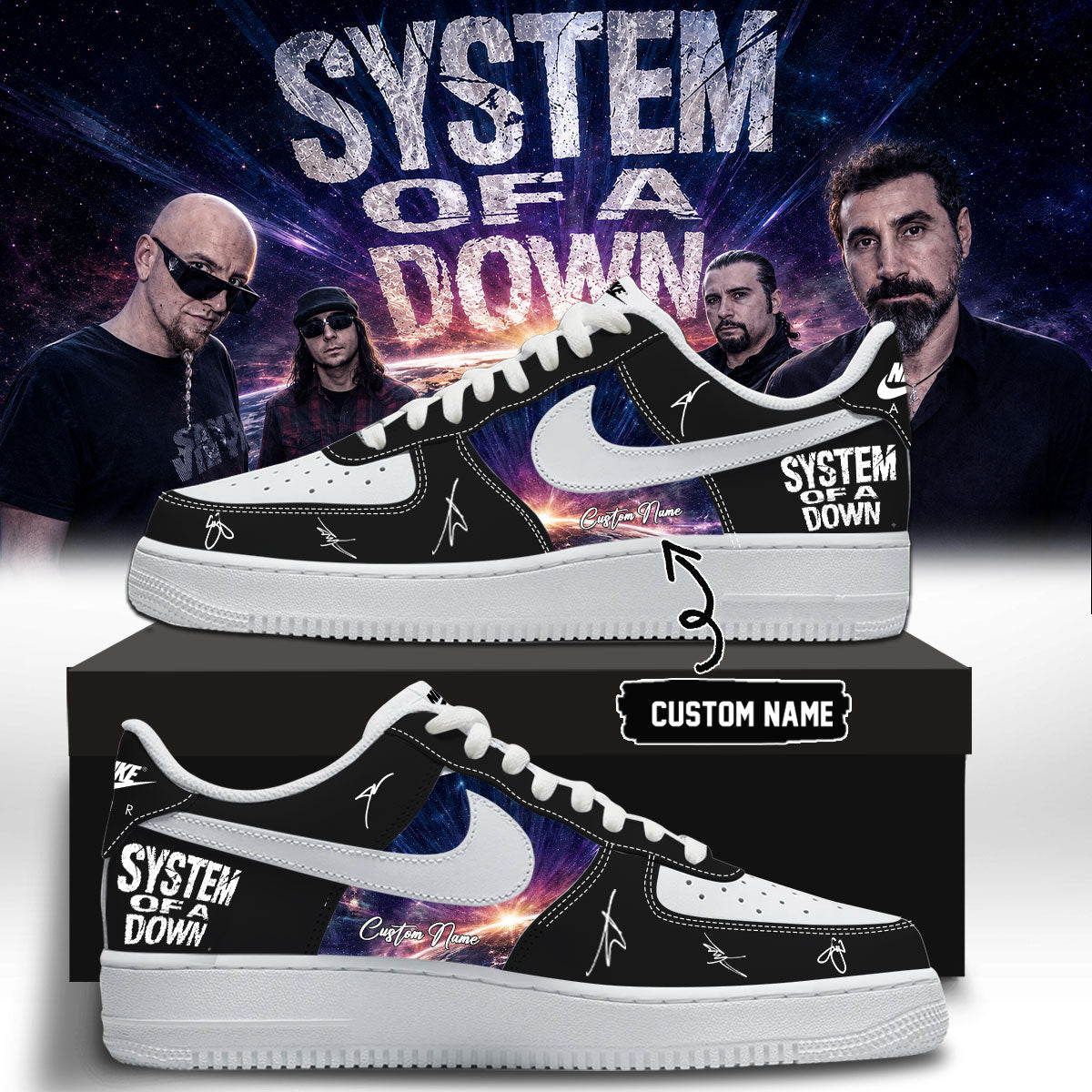 System of a Down "Europe / UK Stadium Tour 2026"  Signature Limited Edition - Shoes 4