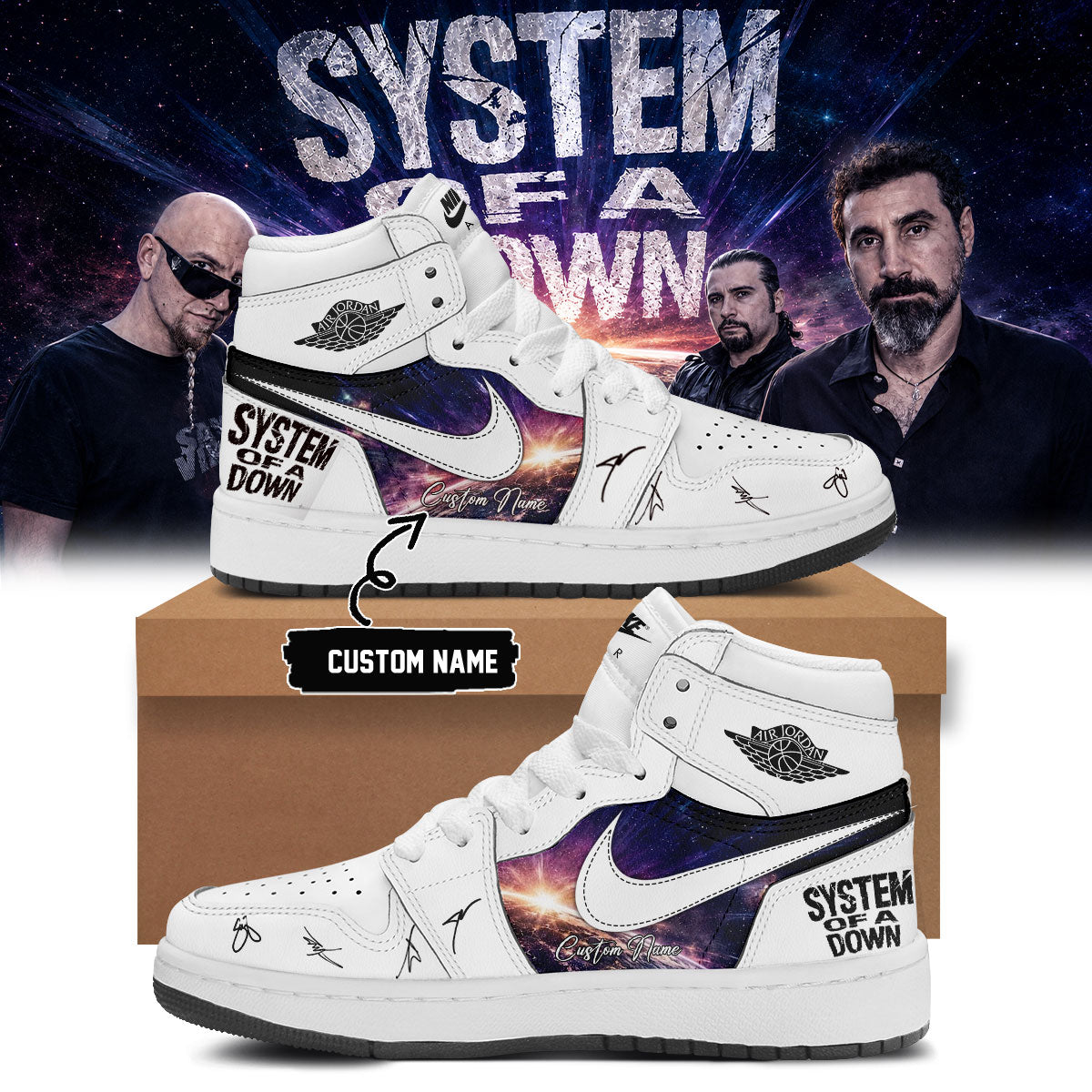 System of a Down "Europe / UK Stadium Tour 2026"  Signature Limited Edition - Shoes 5